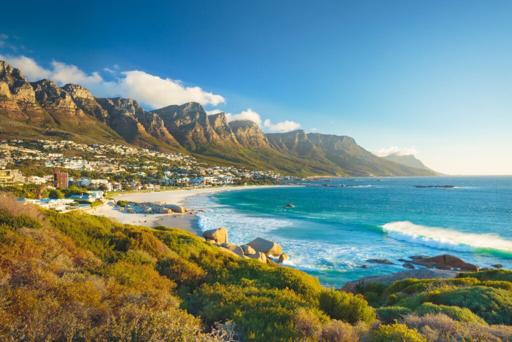 Twelve Apostles mountain in Camps Bay