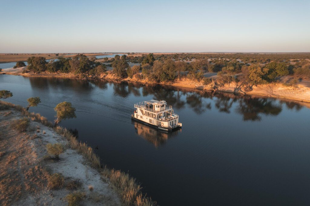 Chobe Princess close to Serondela