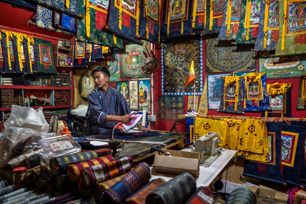 Bhutanese Art Seller