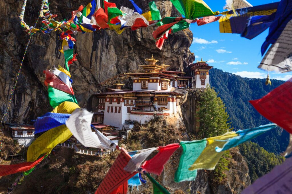 Monastery on the edge of a cliff