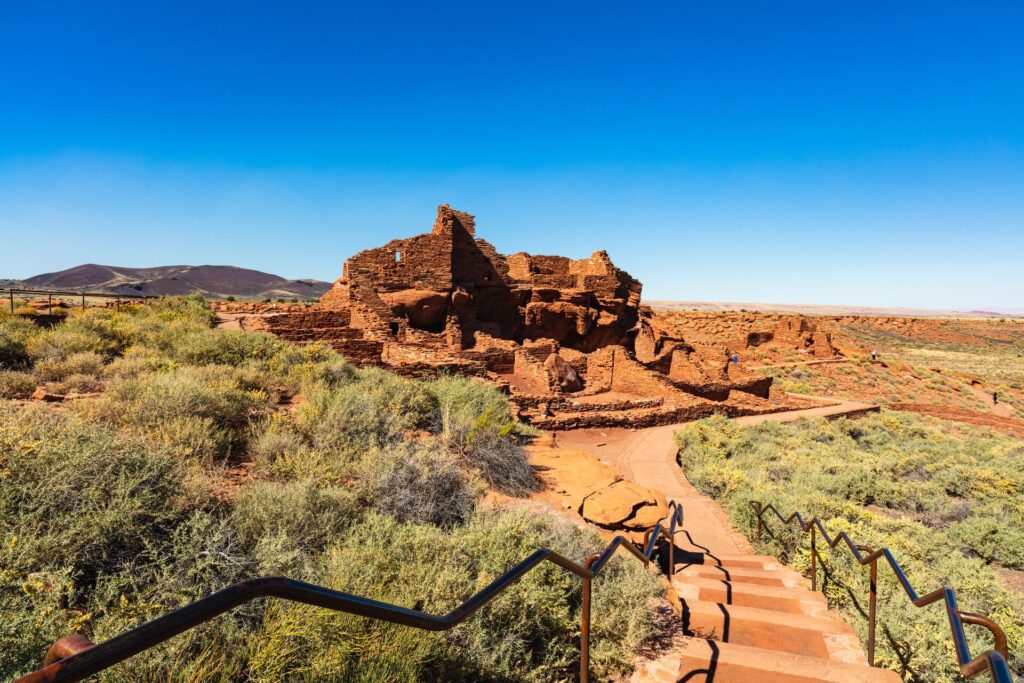ruins in the desert