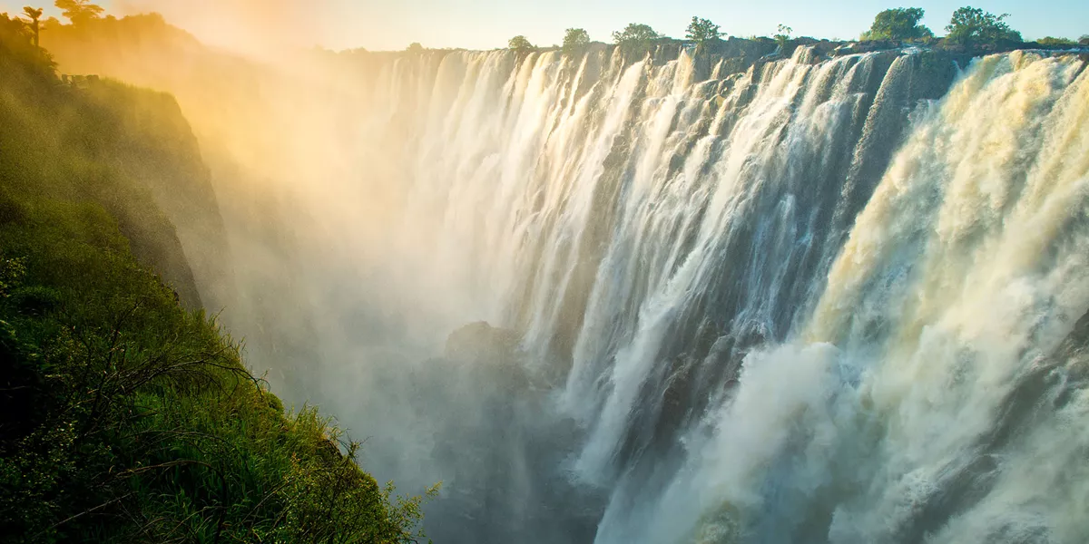 Sunset Haze Over Victoria Falls 546152021