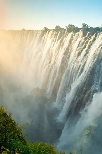 Sunset Haze Over Victoria Falls 546152021