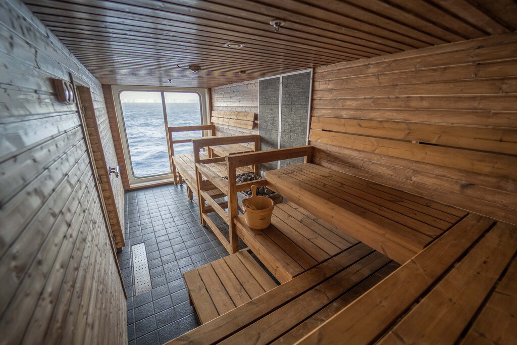 LEX Ship Greg Mortimer Interior Wellness Center Sauna GM014