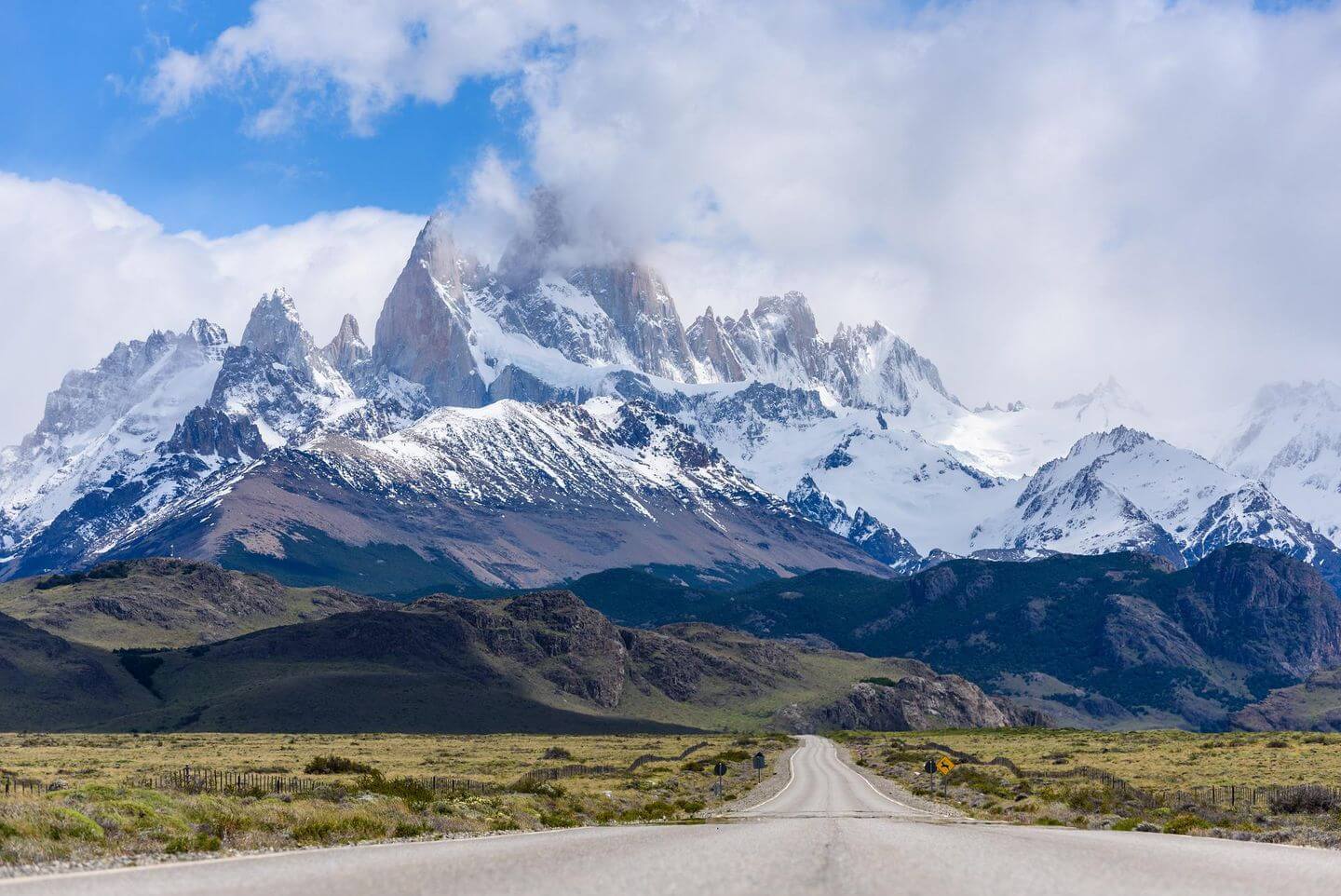 A road in the mountains