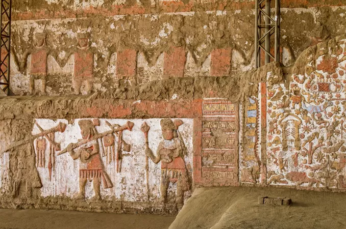 Ancient wall carvings