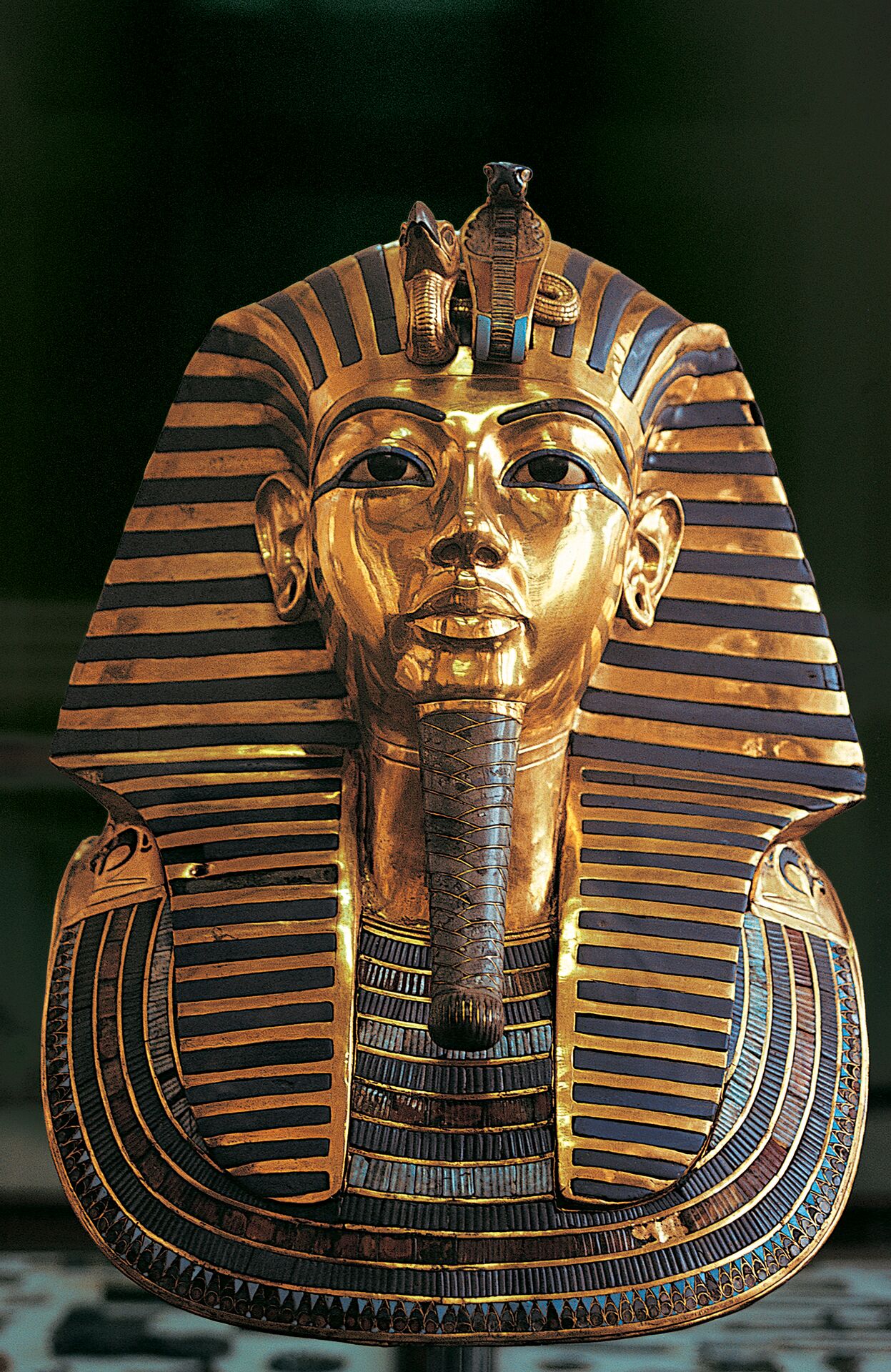 Egypt Cairo Egyptian Museum Funerary Mask Of Tutankhamun