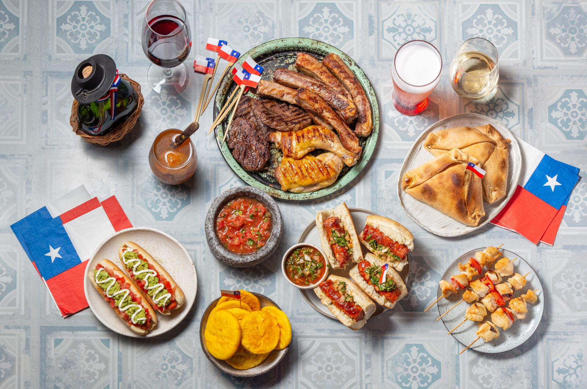 Spread Of Chilean Food