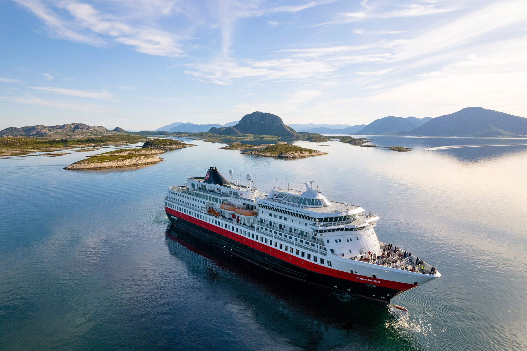 Finnmarken Sails The Helgeland Coast In Summer