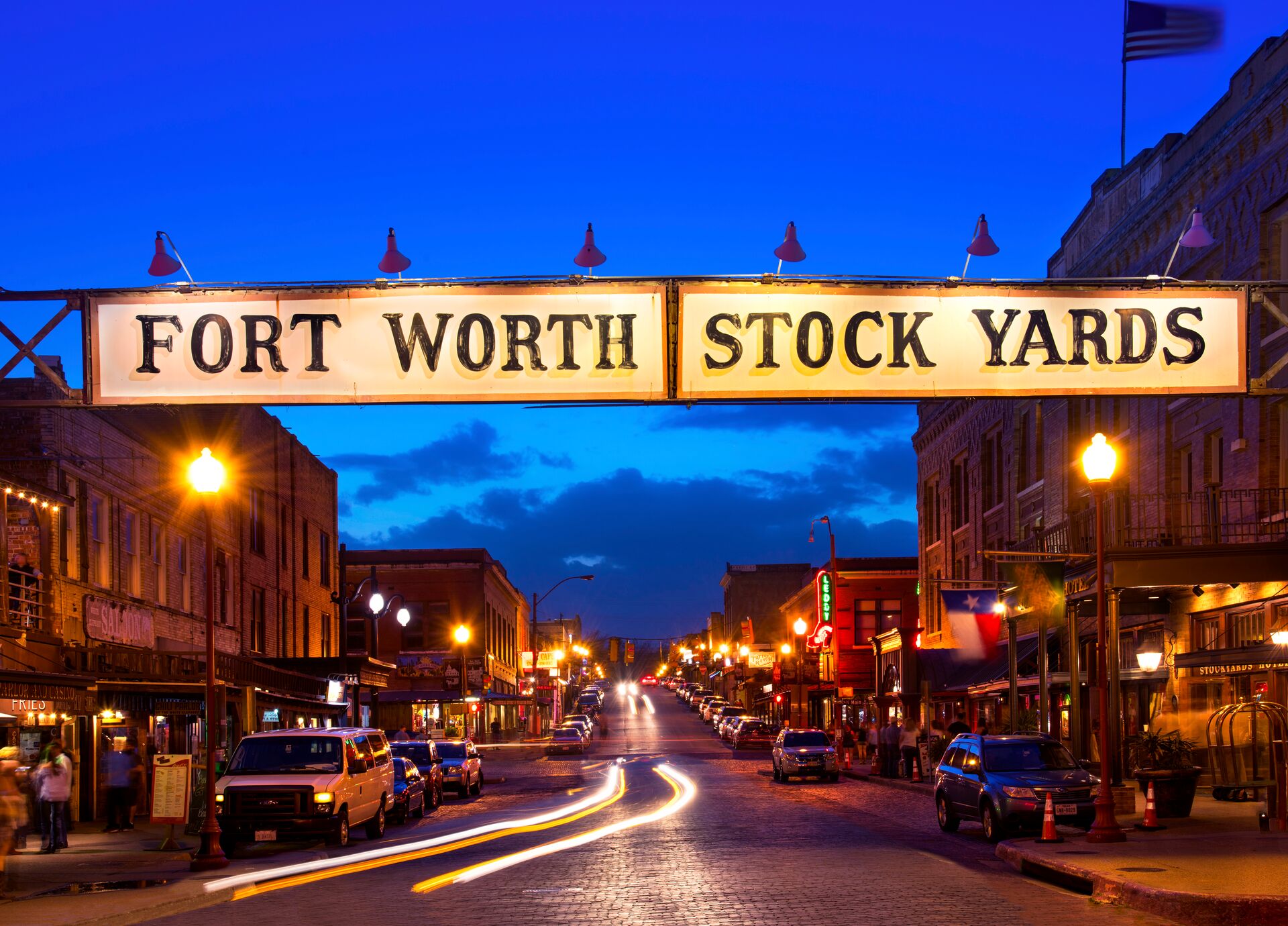 Sign saying Fort Worth Stock Yards