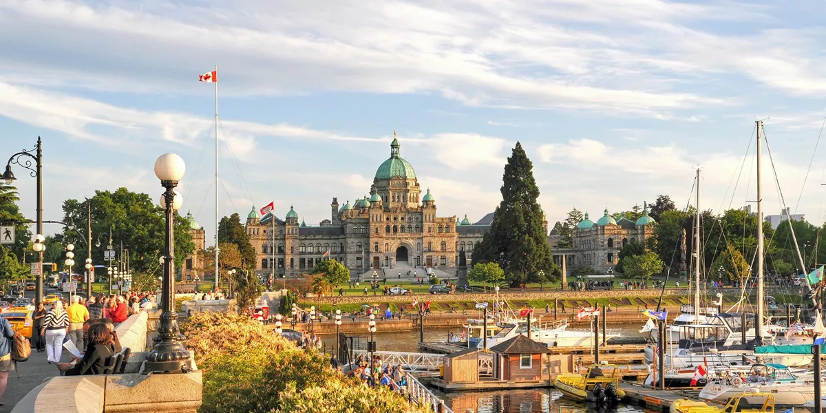 British Columbia Parliament Buildings in Victoria